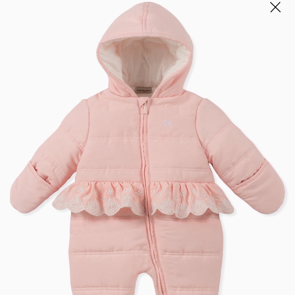 Baby Girl winter coat (Calvin Klein).